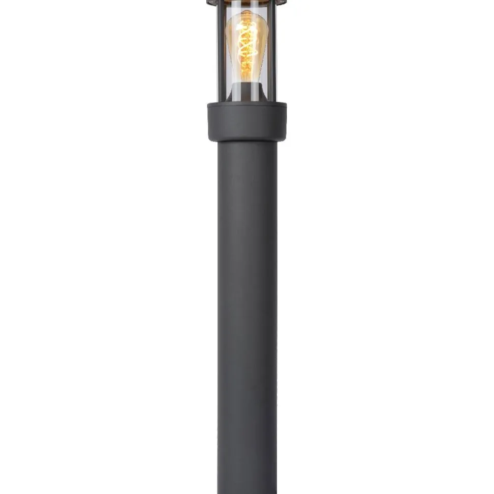 Pylväsvalaisin Lucide Lori Ø12x80cm 15W antrasiitti