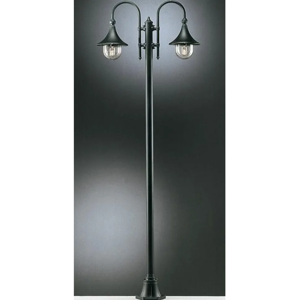 Pylväsvalaisin Noor Trumpetti 2350x810x250 mm 2-osainen musta