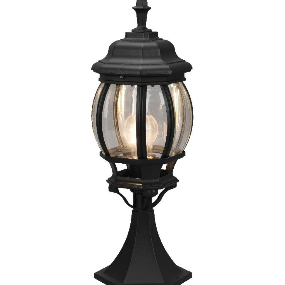 Pylväsvalaisin Trio Elvo, 1-os, 49cm, E27, mattamusta