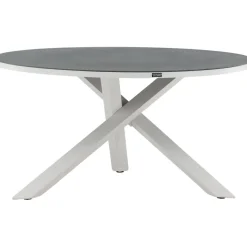 Pyöreä ruokapöytä Venture Home Copacabana 2, Ø140cm, harmaa/valkoinen