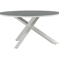 Pyöreä ruokapöytä Venture Home Copacabana 2, Ø140cm, harmaa/valkoinen