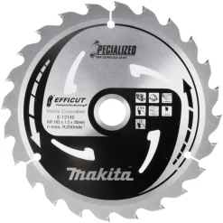 Pyörösahanterä Makita EffiCut E-12142 165x1,5/20 mm 15° 24T
