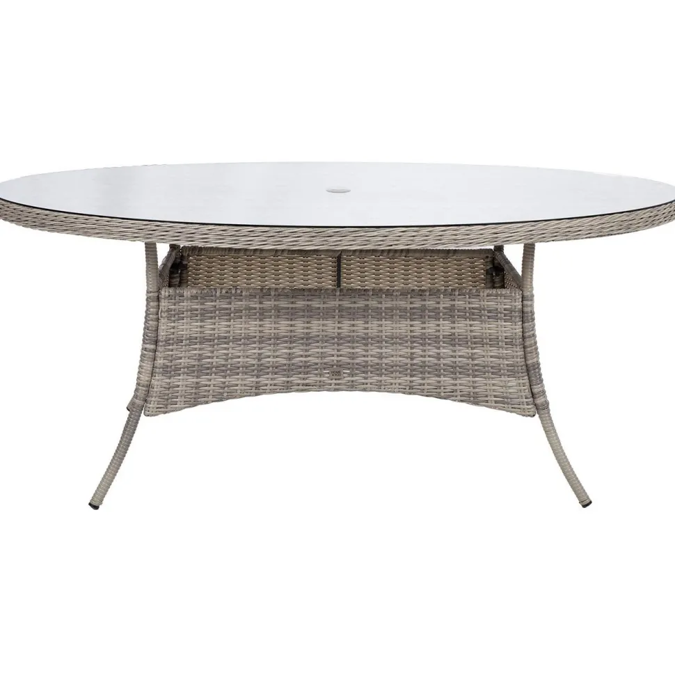 Pöytä Home4You TRENTO 180x100xK75 cm, vaaleanharmaa