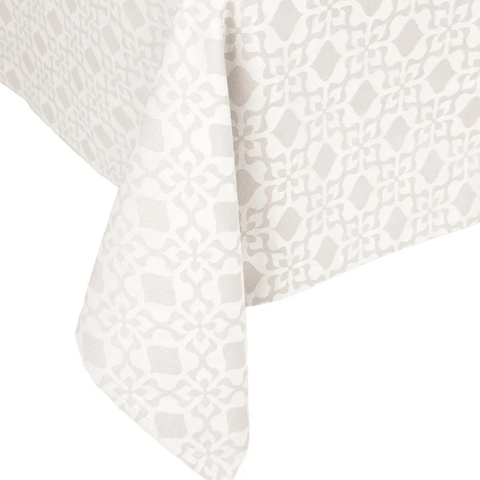 Pöytäliina Home4You PARTY 150x220 cm, kirkas kuvio, beige