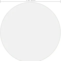 Pöytäsuoja läpinäkyvä  70 cm 2 mm pvc