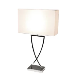Pöytävalaisin By Rydéns Omega 2820440-5000 67 x 40 cm metalli kromi/musta