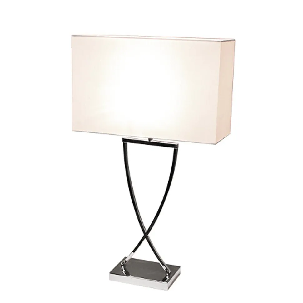 Pöytävalaisin By Rydéns Omega 2820440-5000 67 x 40 cm metalli kromi/musta