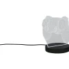 Pöytävalaisin Trio Joy LED RGB musta