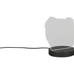 Pöytävalaisin Trio Joy LED RGB musta