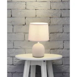 Pöytävalaisin Trio Malu E14 beige