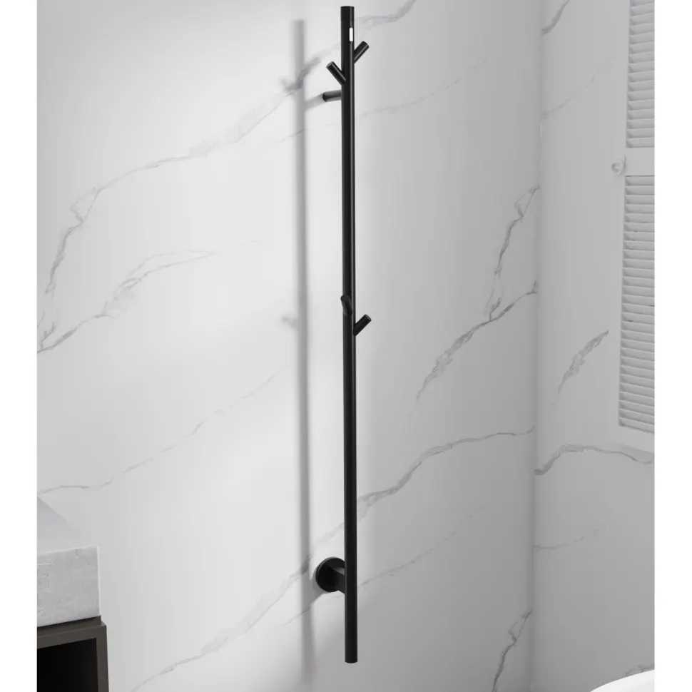 Pyyhekuivain Bathlife Fas 1200 mm ajastimella mattamusta