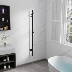 Pyyhekuivain Bathlife Fas 1200 mm ajastimella mattamusta