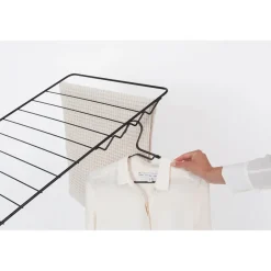 Pyykinkuivausteline Brabantia HangOn 25m + tanko musta