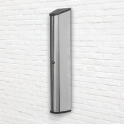Pyykinkuivausteline Brabantia WallFix 24 m seinäkiinnityksellä + suojakaappi