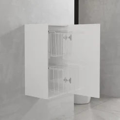Pyykkikaappi Lektar Indoor Kaisla, pvc, 80cm, valkoinen