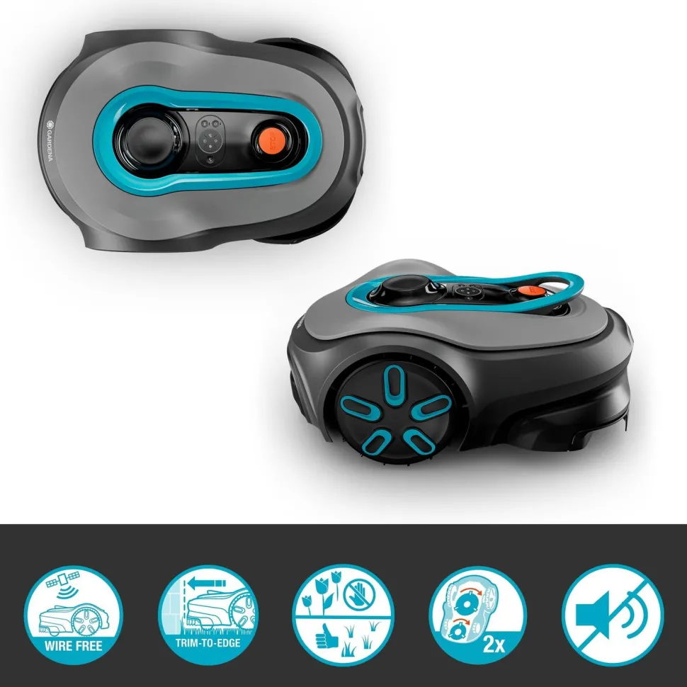 Rajalangaton robottiruohonleikkuri Gardena Smart Sileno Free 1000 1000 m²