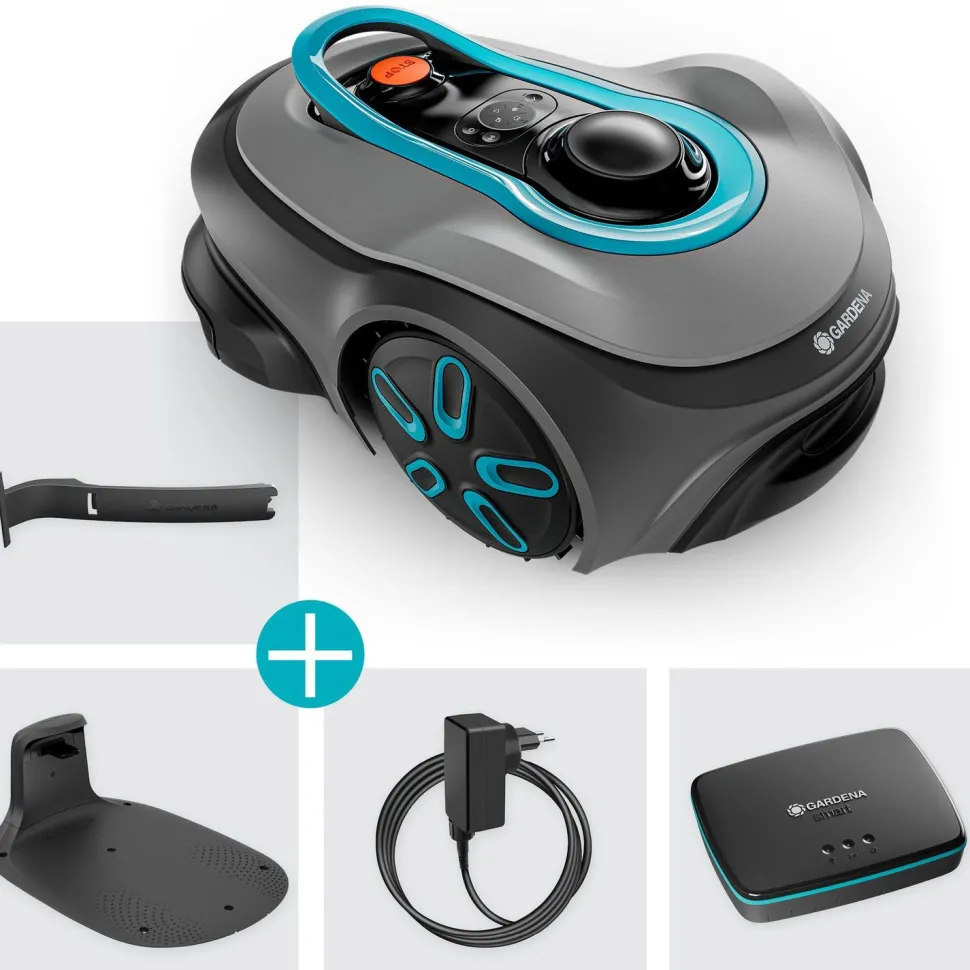 Rajalangaton robottiruohonleikkuri Gardena Smart Sileno Free 1500 1500 m²