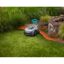 Rajalangaton robottiruohonleikkuri Gardena Smart Sileno Free 800