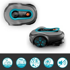 Rajalangaton robottiruohonleikkuri Gardena Smart Sileno Free 800
