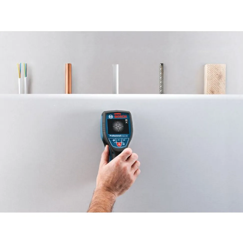 Rakenneilmaisin Bosch Professional D-tect 120 1,5 Ah akulla