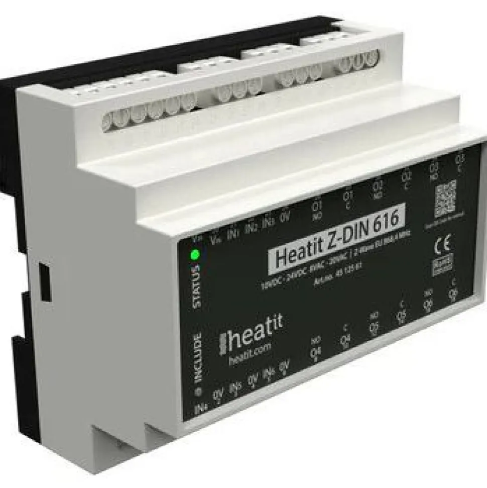 Releyksikkö Heatit Z-Wave Z-DIN 616-6x16A