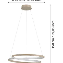 Riippuvalaisin Eglo Ruotale LED eri kokoja