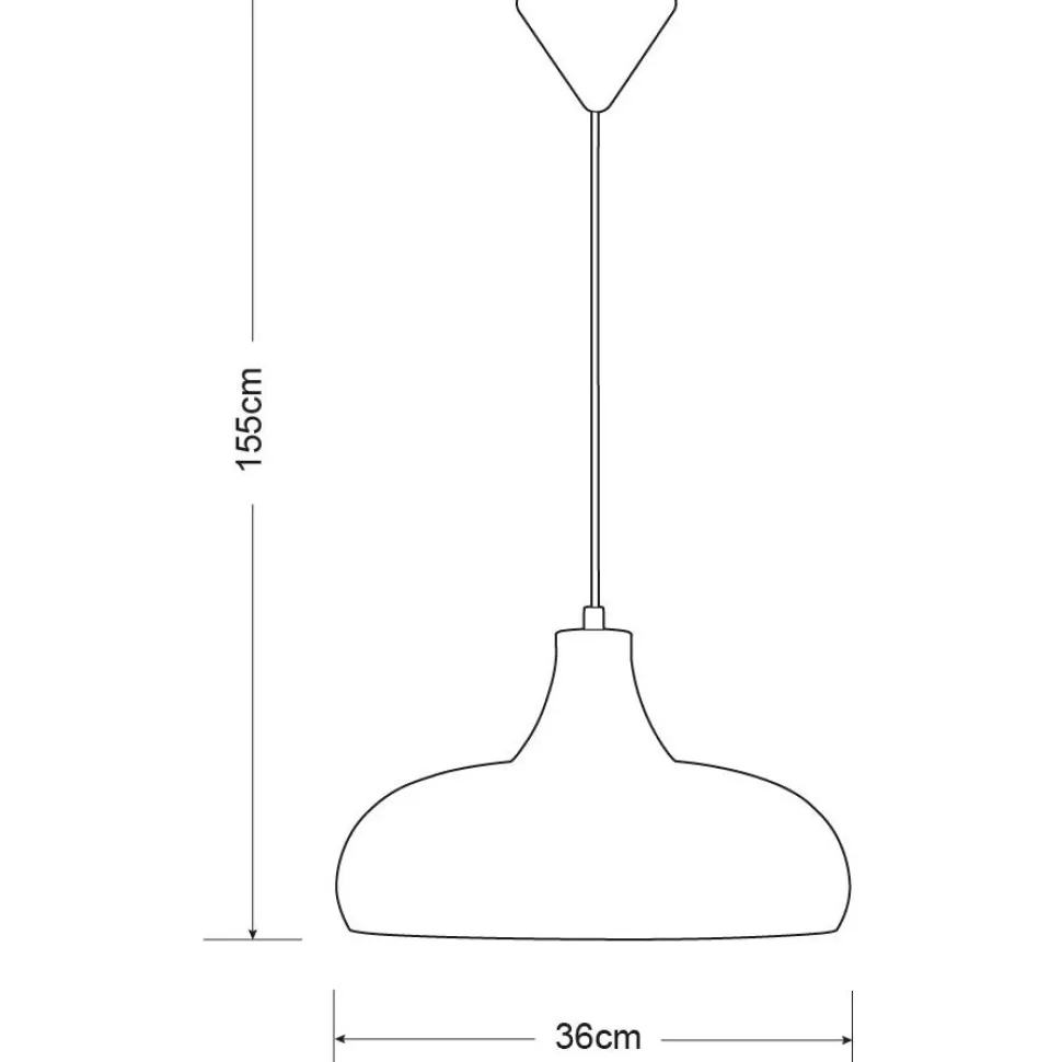 Riippuvalaisin Heat Fungus Ø36cm E27