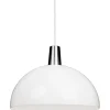 Riippuvalaisin Innolux Kupoli Ø 400x260 mm hopea