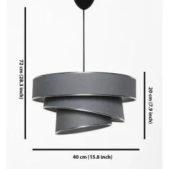Riippuvalaisin Linento Lighting Couper, 40x40cm