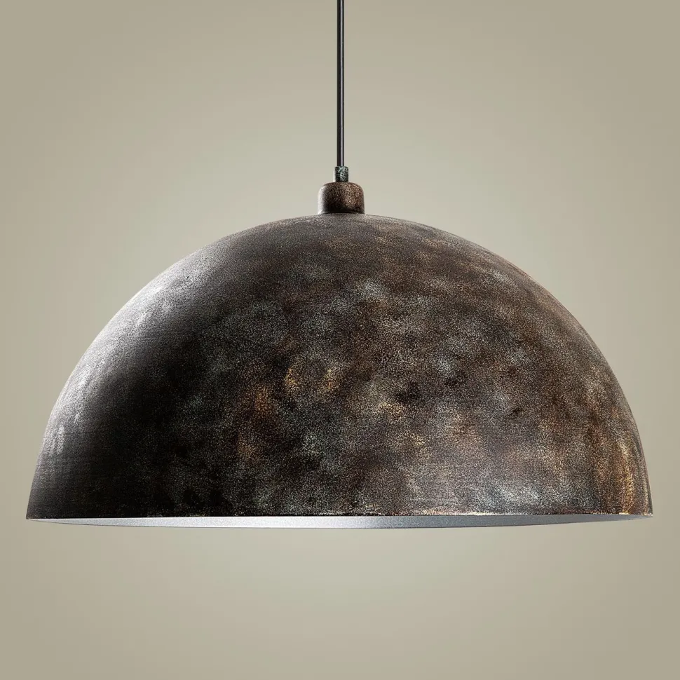 Riippuvalaisin Linento Lighting KURE RETRO, Ø60cm, tummanruskea