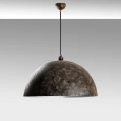 Riippuvalaisin Linento Lighting KURE RETRO, Ø60cm, tummanruskea