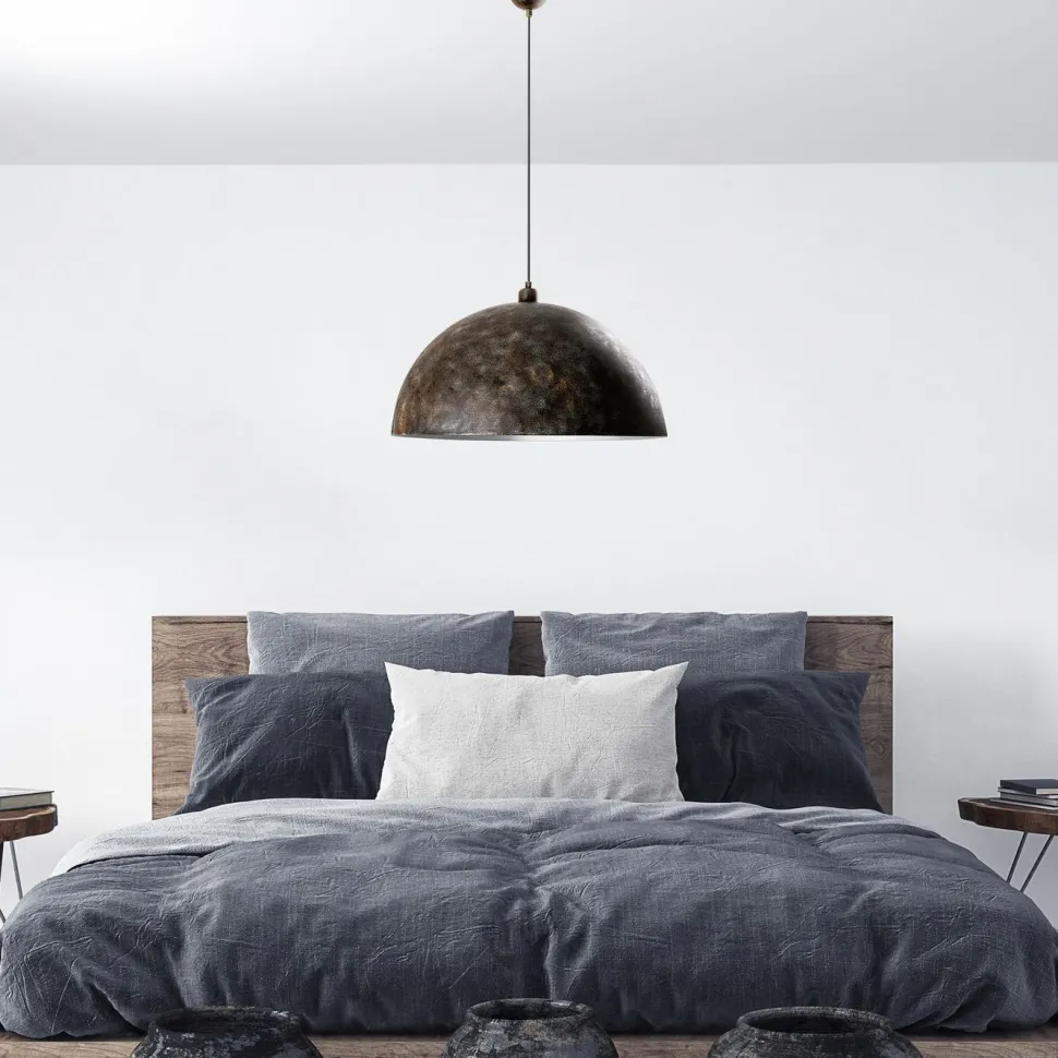 Riippuvalaisin Linento Lighting KURE RETRO, Ø60cm, tummanruskea