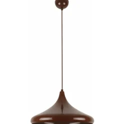 Riippuvalaisin Linento Lighting Eysan 207, Ø35cm, ruskea