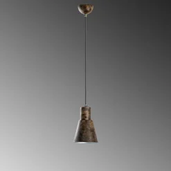 Riippuvalaisin Linento Lighting KONIKKEM-6362-RETRO, Ø14cm, tummanruskea