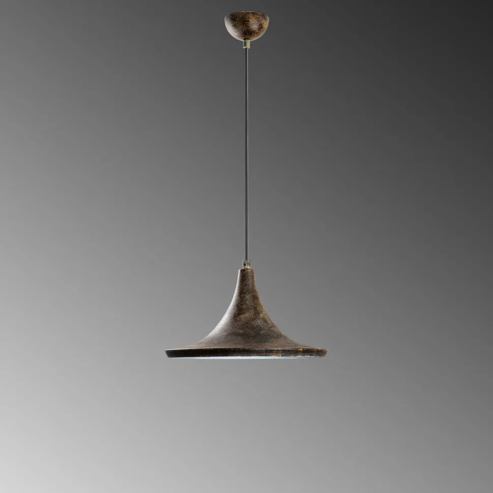 Riippuvalaisin Linento Lighting TOM-3531-RETRO, Ø30cm, tummanruskea