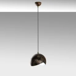 Riippuvalaisin Linento Lighting PACMAN-20-252-1-RETRO, Ø20cm, tummanruskea