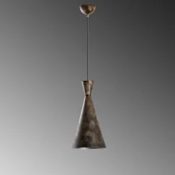 Riippuvalaisin Linento Lighting TOM-3541-RETRO, Ø19cm, tummanruskea