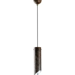 Riippuvalaisin Linento Lighting KESIKBORU-MR-976-RETRO, Ø8cm, tummanruskea
