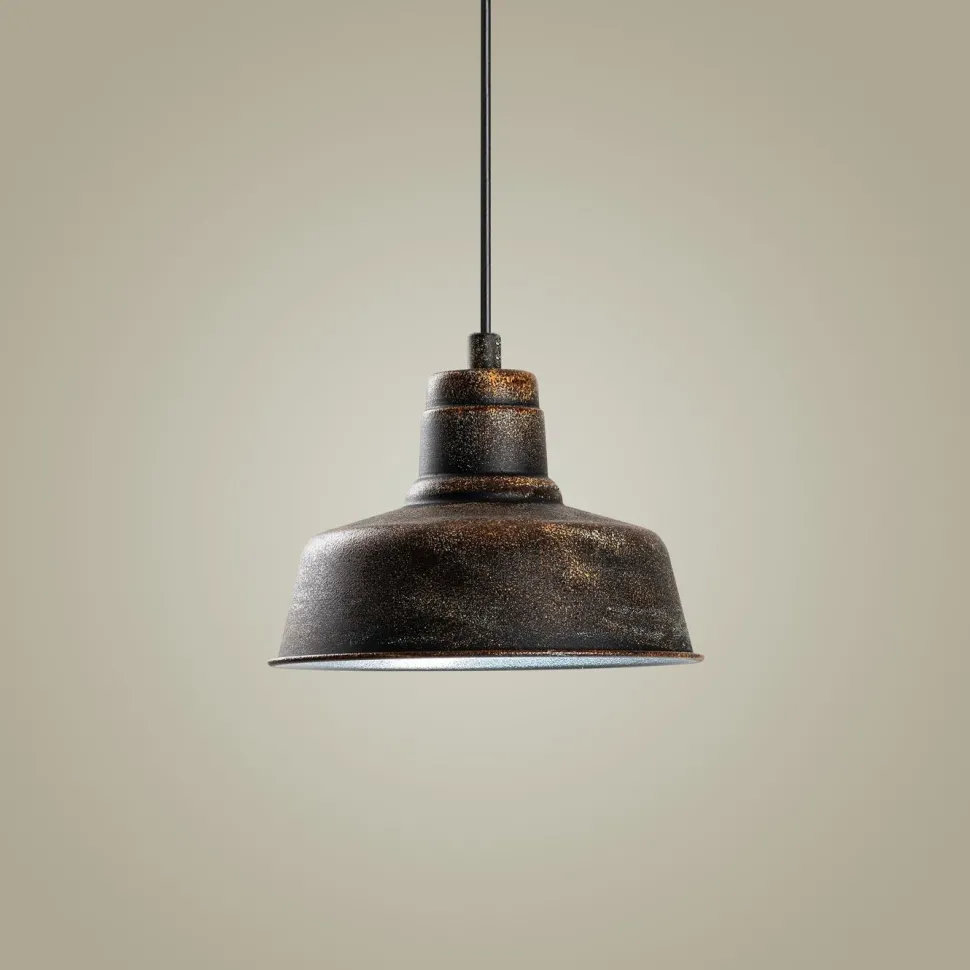 Riippuvalaisin Linento Lighting MEMATI-181RETRO-1, Ø19cm, tummanruskea