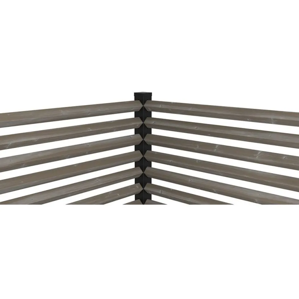 Rima Jabo Öckerö Linax 1490x45x45mm, harmaa, 6kpl