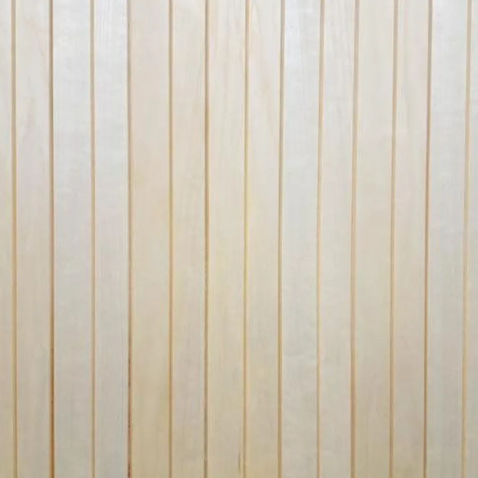 Rimapaneeli Tuuli Sauna, 15x90mm, haapa, puuvalmis