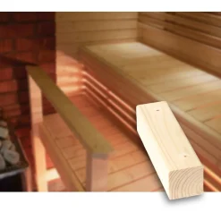 Rima Tuuli Sauna SHP, 45x45mm, TK kuusi, puuvalmis