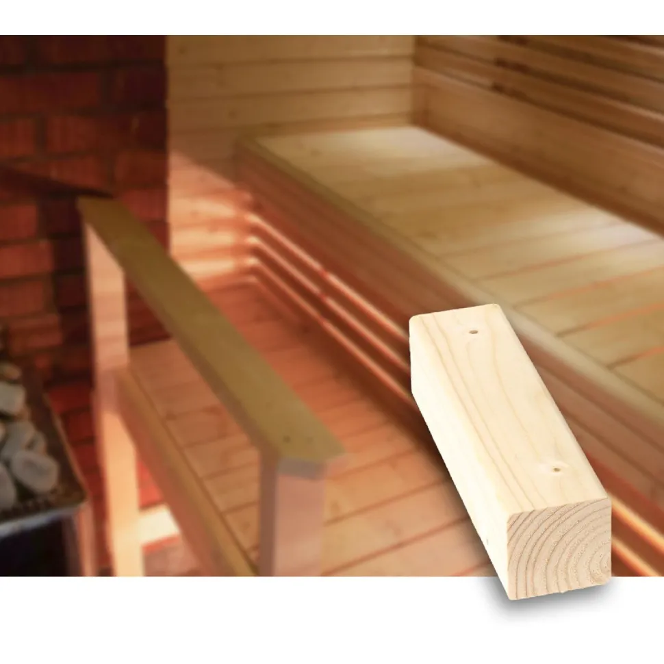 Rima Tuuli Sauna SHP, 45x45mm, TK kuusi, puuvalmis
