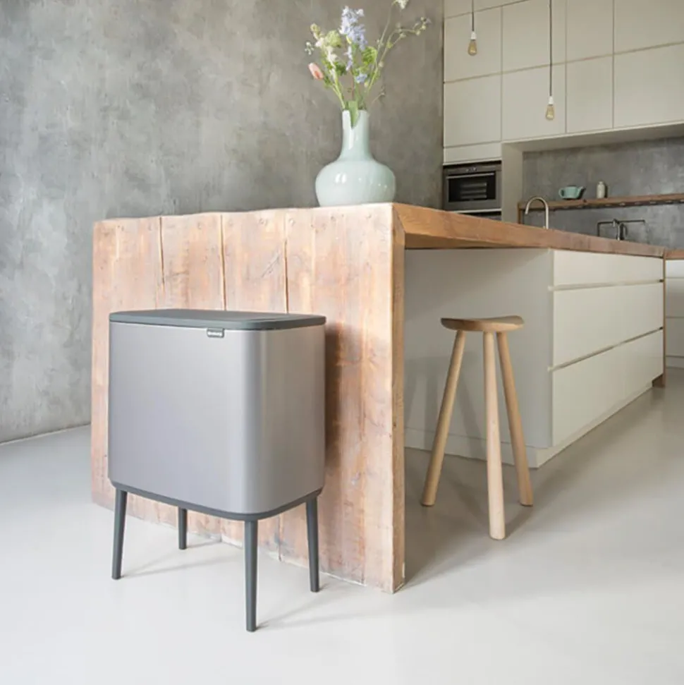 Roska-astia Brabantia Bo Touch 3x11 L Platinum