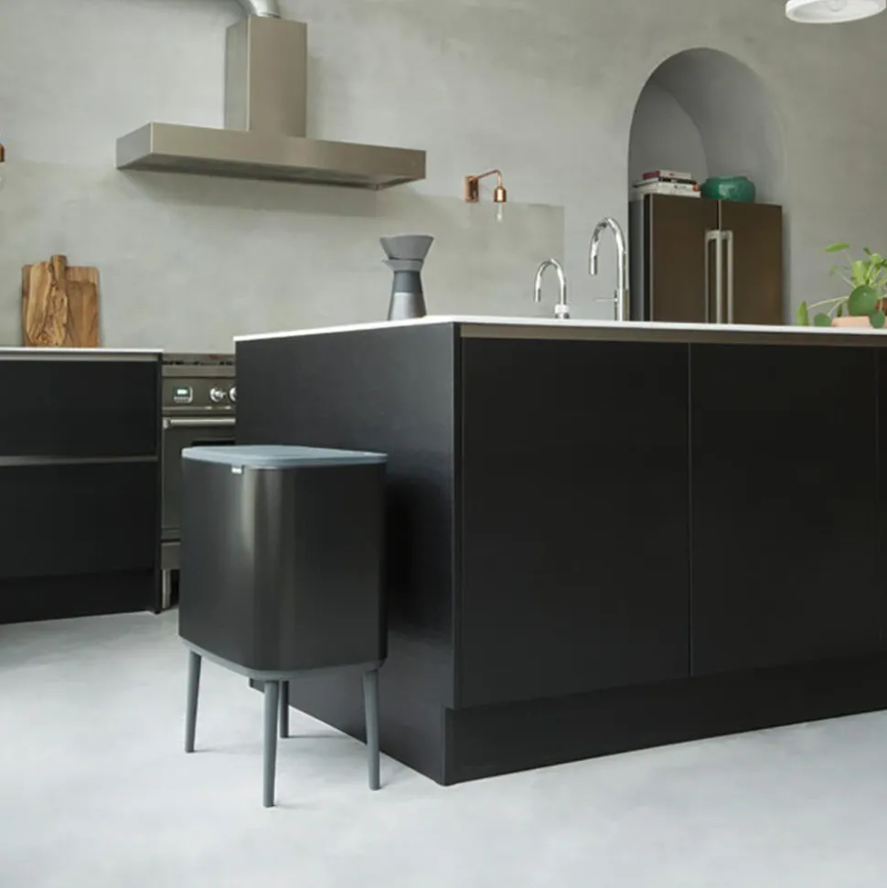 Roska-astia Brabantia Bo Touch 11+23 L Matt Black