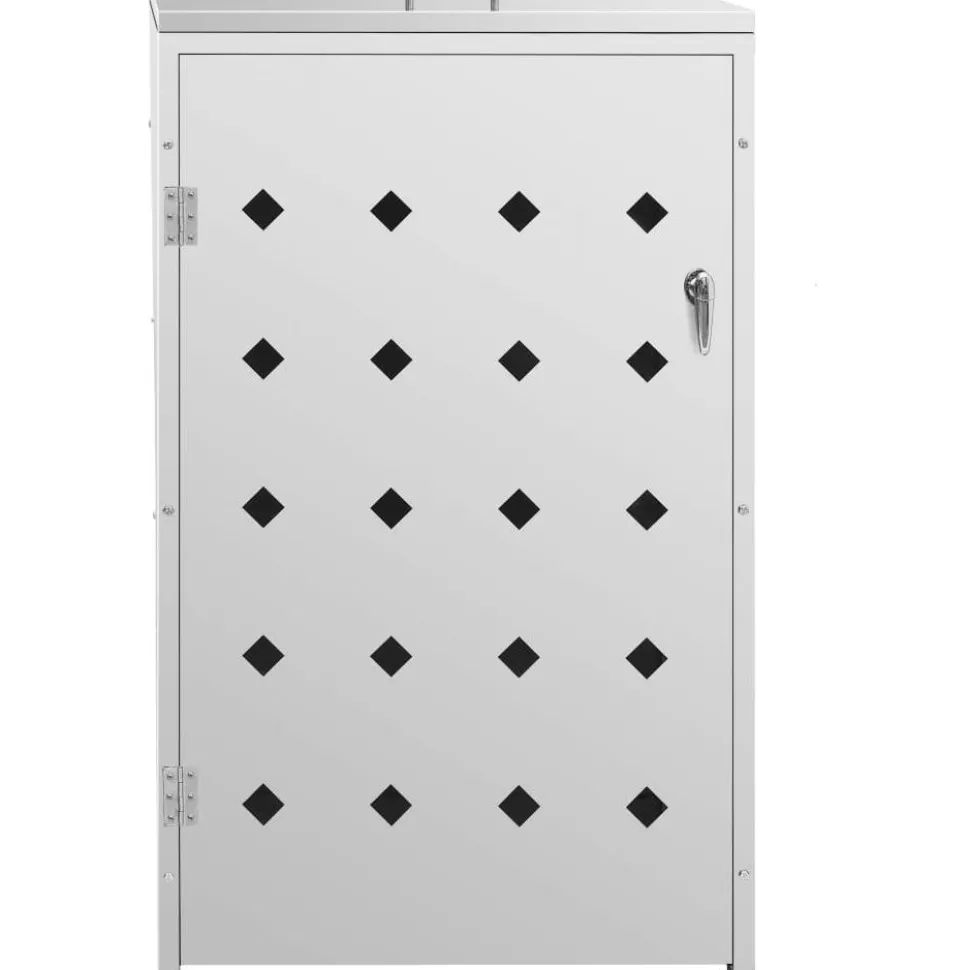 Roskakatos 240l ruostumaton teräs