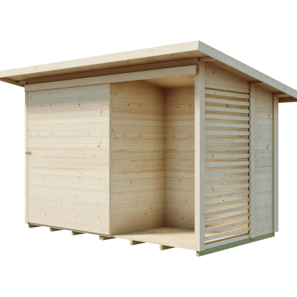 Roskakatos/pihavarasto Luoman Lillevilla 660 Ookila, 5.1m², liukuovella