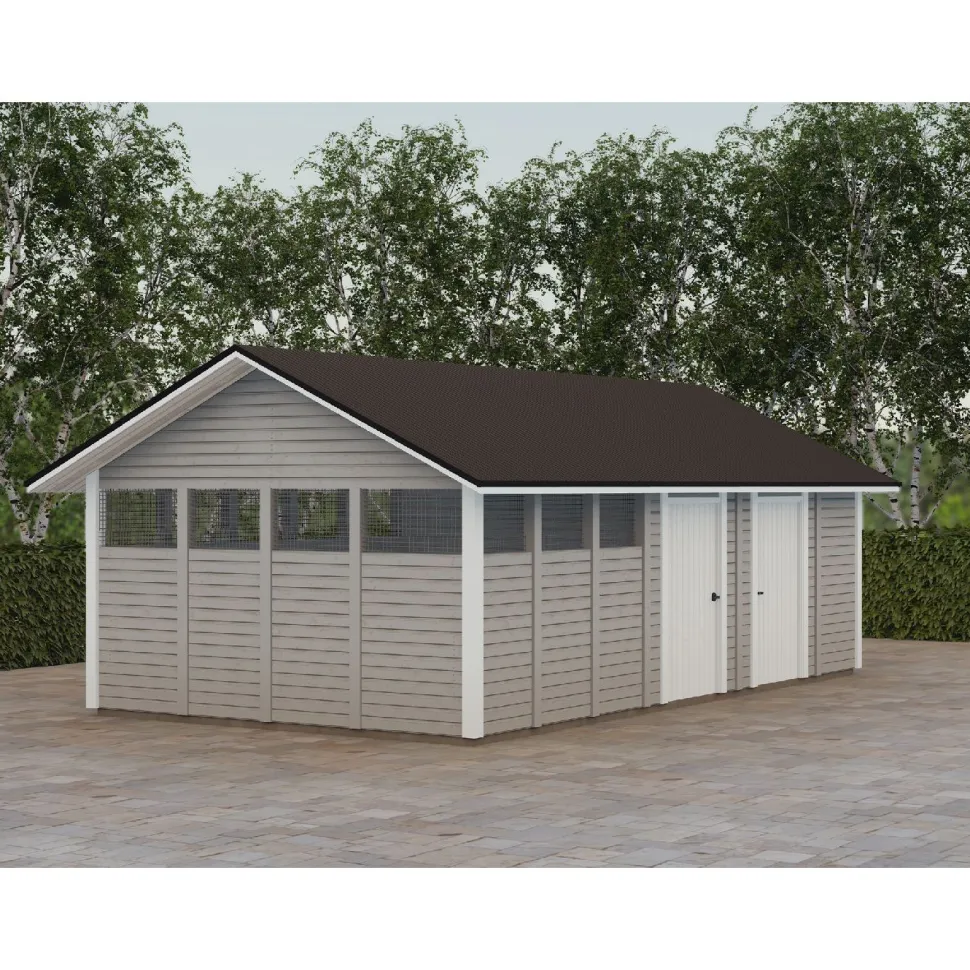 Roskakatos Timburg RK34V, 8040x4236mm, 34m², puuvalmis