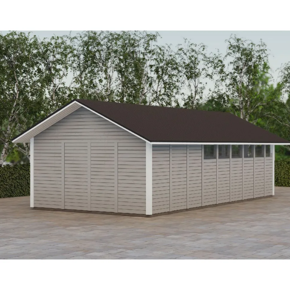 Roskakatos Timburg RK38V, 9040x4236mm, 38.3m², puuvalmis