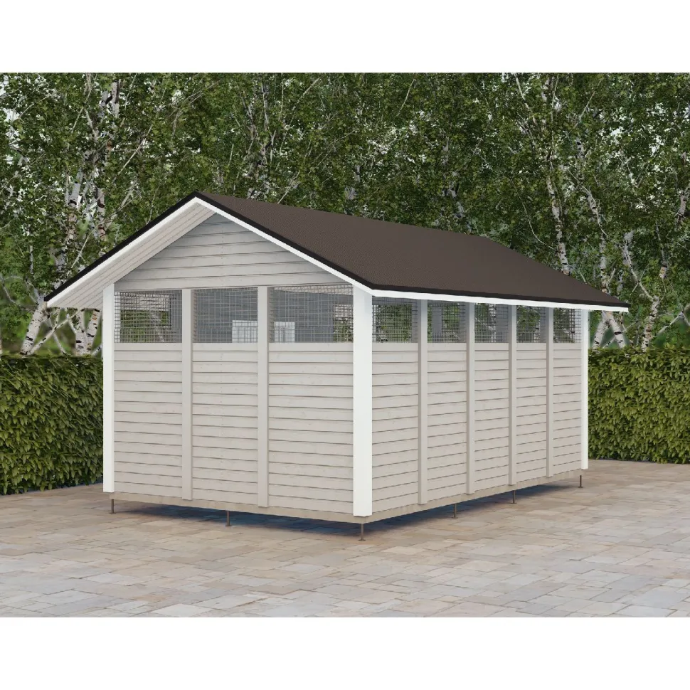 Roskakatos Timburg RK12, 3236x4040mm, 12.9m², puuvalmis